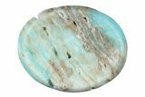 1.7" Polished Banded Blue Aragonite Worry Stones - Photo 3